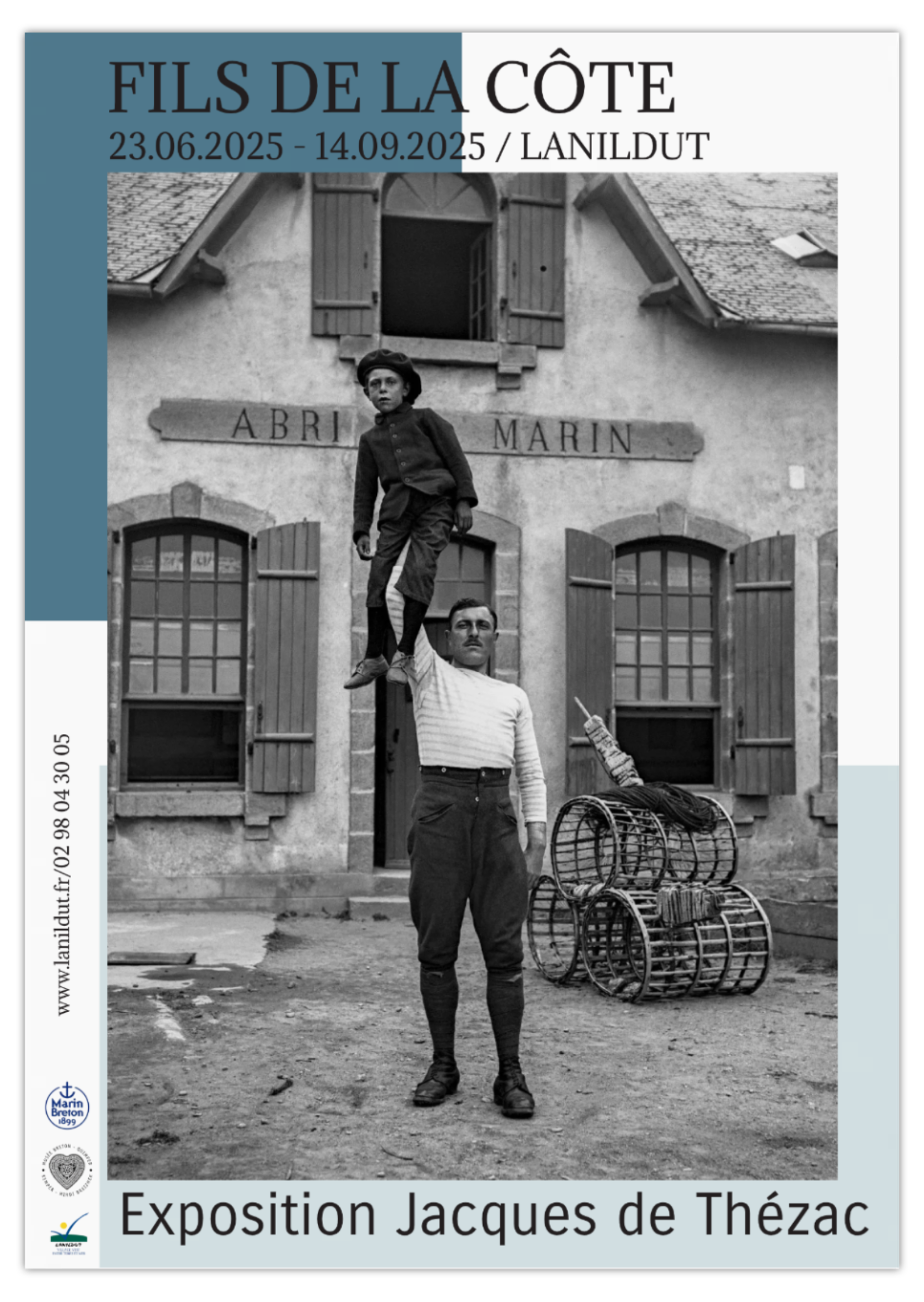 Exposition photos "Fils de la côte" de Jacques de Thézac à Lanildut