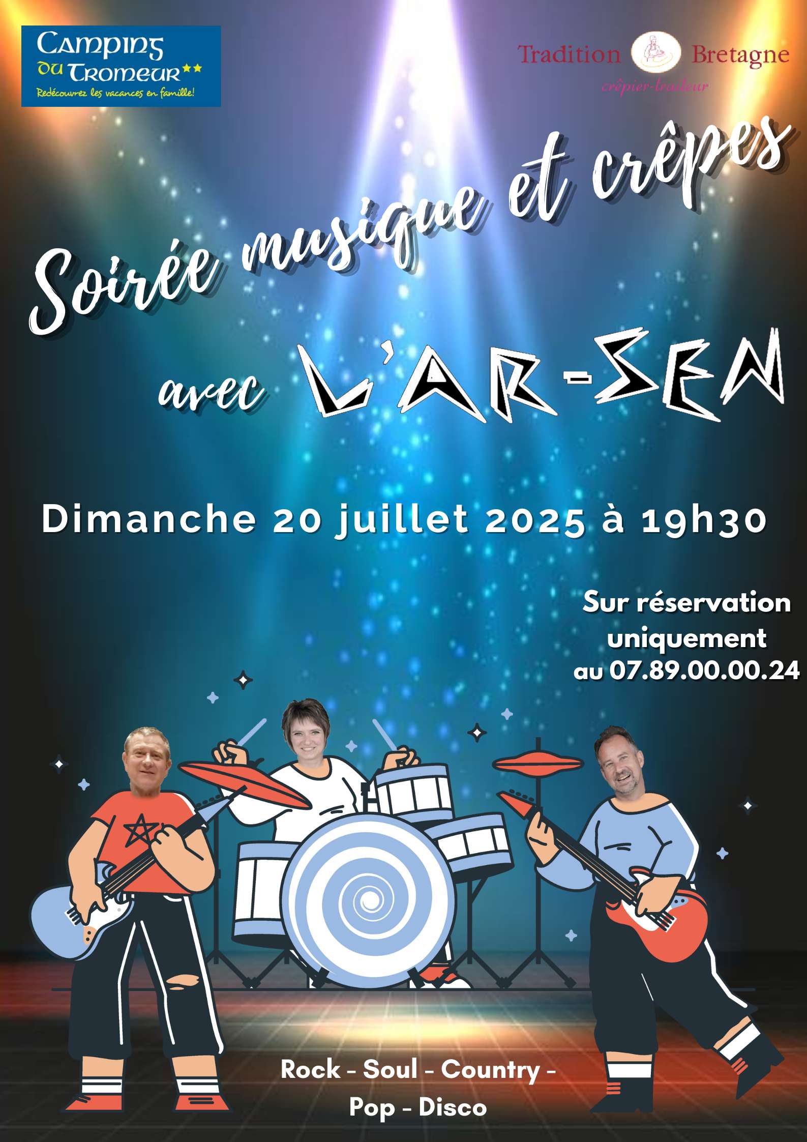 Concert Ar Sen Camping du Tromeur à Lanildut